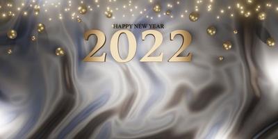 gelukkig nieuwjaar 2022 kerst en nieuwjaar achtergrond foto