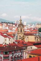 uitzicht op de stad van de stad bilbao, pais baskisch, spanje foto