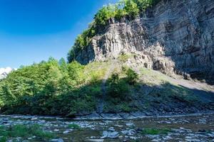 taughannock watervallen - kloofpad foto