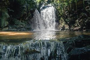 waterval in een tropisch bos overdag