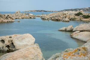 foto met mooi landschap van de eiland van Sardinië, Italië