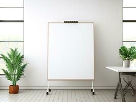 ai gegenereerd interactief whiteboard mockup voor creatief ideeën - ai gegenereerd foto