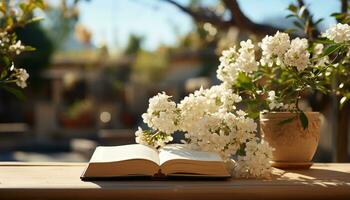 ai gegenereerd versheid van natuur schoonheid in een boeket van bloemen gegenereerd door ai foto