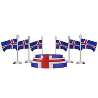 IJsland nationale feestdag concept foto