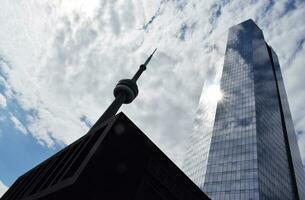 straat keer bekeken in de omgeving van Toronto foto