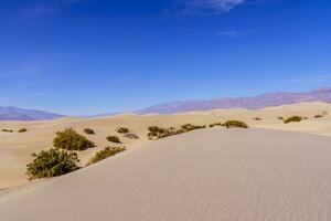 zand duinen in dood vallei nationaal park foto