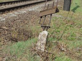 spoorwegmaterieel en infrastructuur foto