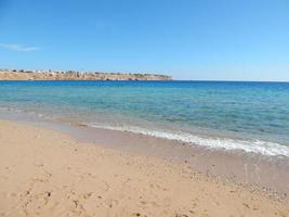 natuurstranden van het resort in egypte sharm el sheikh foto