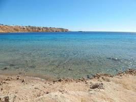 natuurstranden van het resort in egypte sharm el sheikh foto