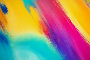 ai gegenereerd kleurrijk olie verf borstel beroerte abstract structuur achtergrond. pro foto