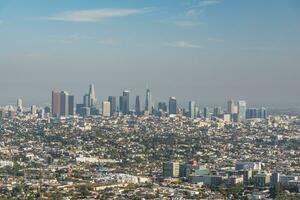 los angeles horizon Aan een zonnig dag foto