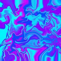 holografisch in neonkleur. heldere neonillustratie van vloeibaar wervelingsmarmerpatroon. moderne folie achtergrond in levendige kleuren, swirl patroon abstracte achtergrond. regenboog kleurrijke digitale kunst oppervlak. foto