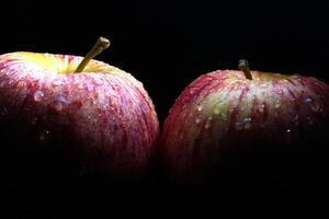 fuji appels dat kijken mooi en heerlijk naar eten. foto