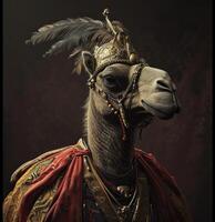 ai gegenereerd kameel portretten door adair Jackson foto