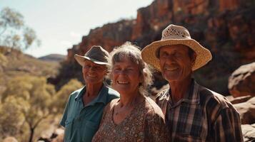 ai gegenereerd familie glimlachen voor familie glimlacht foto