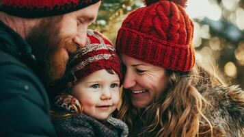 ai gegenereerd foto van familie