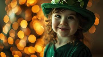 ai gegenereerd kinderen zullen hebben de tijd van hun leven Bij st patricks dag foto