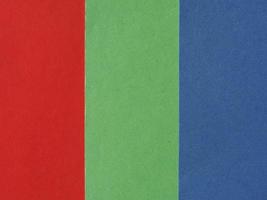 rode groene en blauwe kartonnen textuurachtergrond foto