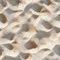 ai gegenereerd foto van strand zand achtergrond. naadloos realistisch patroon. hoog kwaliteit. ai generatief