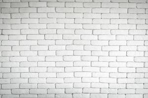lege witte bakstenen muur voor achtergrond