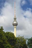 berlijn, duitsland, 2021 - berlijn televisie toren, berlijn mitte wijk, berlijn, Duitsland foto