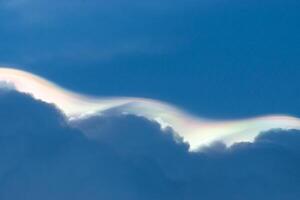 hemel wolk met blauw lucht achtergrond. foto