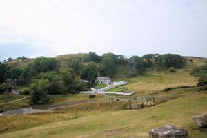 een visie van de noorden Wales platteland Bij de Super goed of ik in landudno foto