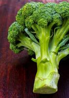 oppervlaktetextuur van versheid broccoli groente foto