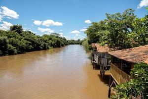 lagoa santa, goias, brazilië, 2019 - apore rivier in lagoa santa foto