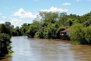 lagoa santa, goias, brazilië, 2019 - apore rivier in lagoa santa foto