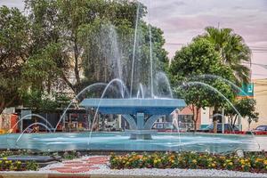 cassilandia, mato grosso do sul, brazilië, 2021 -sao jose square fontein foto