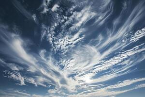 wolken aan de hemel foto