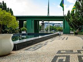 goiania, goias, brazilië, 2019 - braziliaans smaragdgroen paleis foto