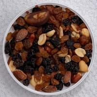 mix van noten met gedroogd fruit