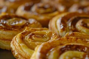 ai gegenereerd een veel van eigengemaakt zoet gebakjes. bakkerij producten. generatief ai foto