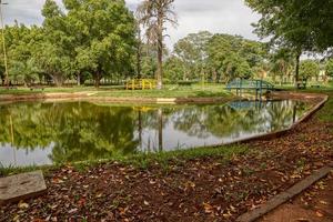 cassilandia, mato grosso do sul, brazilië, 2021 -open wandelgebied square elza vendrame foto