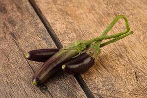 baby biologisch Purper aubergine hoop foto