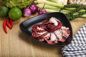 Jamaicaans keuken - sashimi met Octopus foto