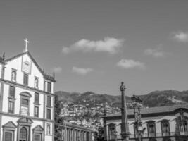 de stad van Funchal Aan Madeira eiland foto