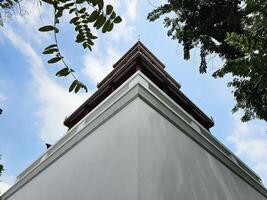 oude pranakorn trommel toren. het is een mijlpaal van Thailand dat was gebouwd in 1782. foto