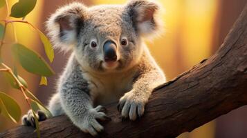 ai gegenereerd koala hoog kwaliteit beeld foto