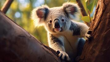 ai gegenereerd koala hoog kwaliteit beeld foto
