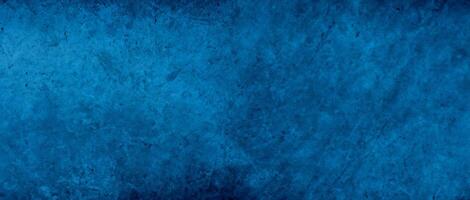 donker blauw grunge achtergrond abstract textuur, blauw achtergrond foto