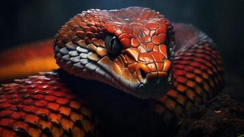 ai gegenereerd cobra hoog kwaliteit beeld foto