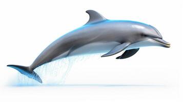 ai gegenereerd dolfijn hoog kwaliteit beeld foto
