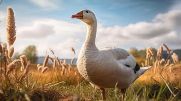 ai gegenereerd gans hoog kwaliteit beeld foto