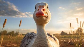 ai gegenereerd gans hoog kwaliteit beeld foto