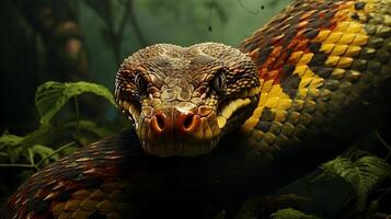 ai gegenereerd cobra hoog kwaliteit beeld foto