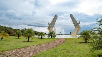 goiania, goias, brazilië, 2019 - monument van zegeningen foto