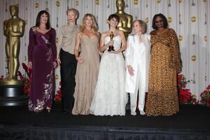 anjelica huston, tilda swinton, Penelope gek, eva marie heilige, whoopi goudberg in de 81ste academie prijzen druk op kamer Bij de kodak theater in los engelen, ca Aan februari 22, 2009 foto